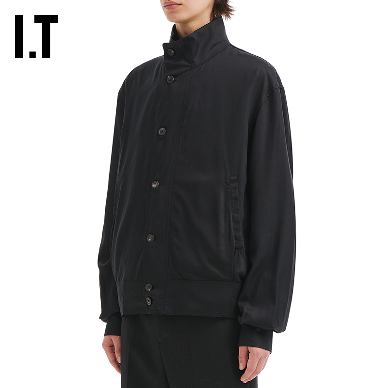 ITOURLEGACY立领排扣夹克