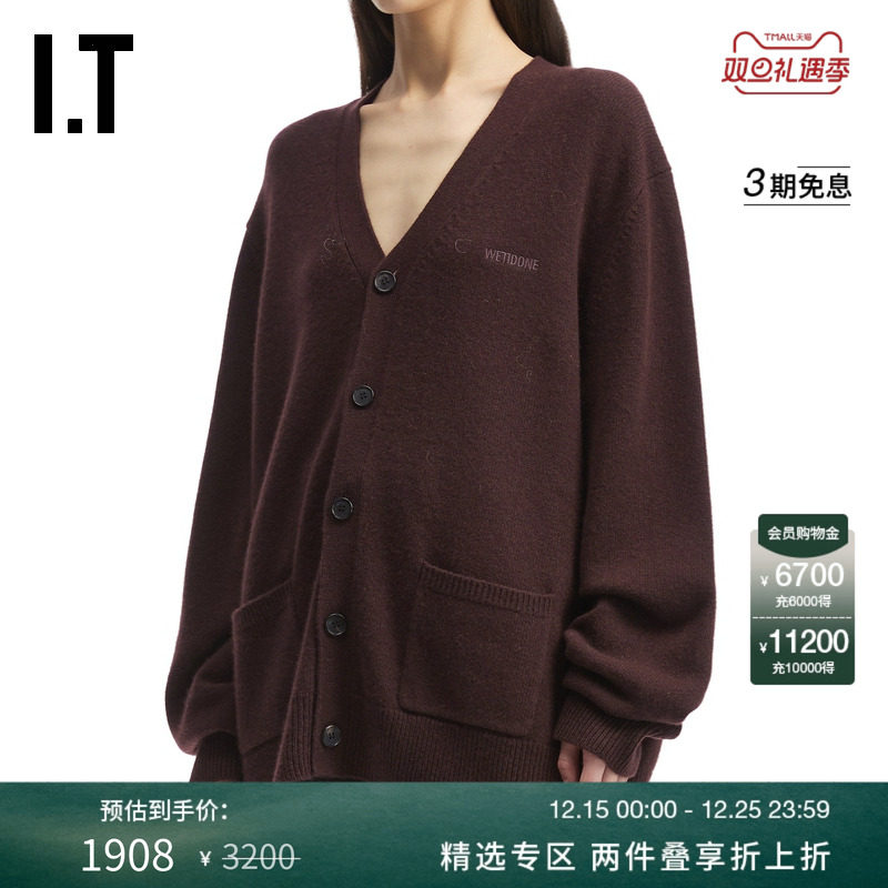 ITWe11Done宽松针织开衫