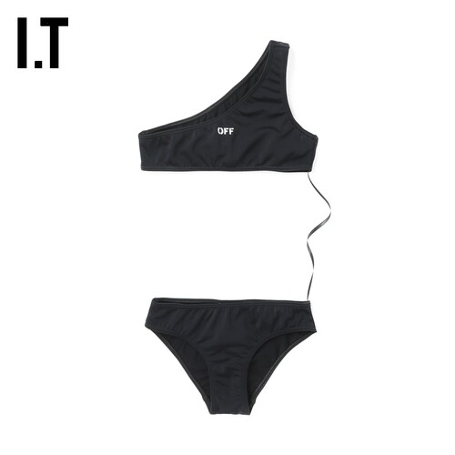 ITOFF-WHITE™单肩分体泳衣