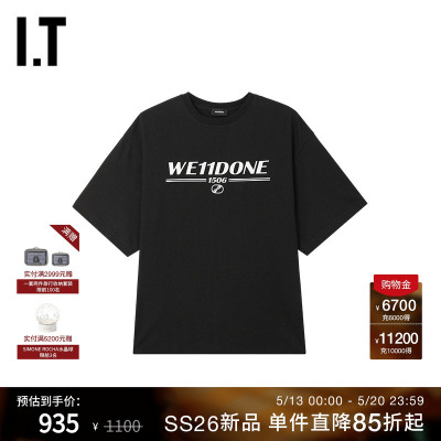 ITWe11Done廓形短袖T恤
