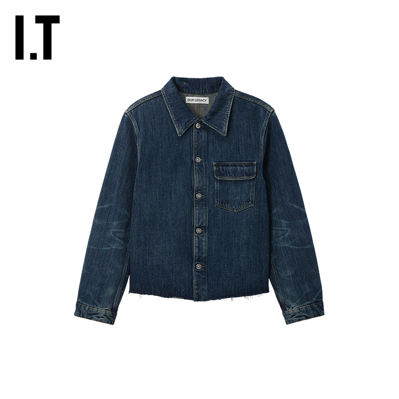 ITOURLEGACY衬衫式牛仔夹克
