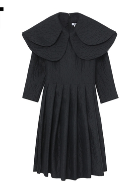 IT CDG COMME DES GARCONS COMME DES GARCONS女装叠层翻领连衣裙