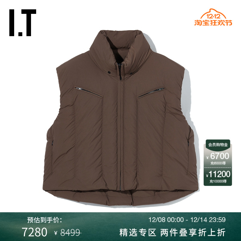 ITDINGYUNZHANG廓形羽绒马甲