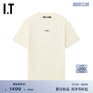 T恤新款 小圓領短袖 休閑日?？?JACQUEMUS女裝 純色內(nèi)搭1JS133XO