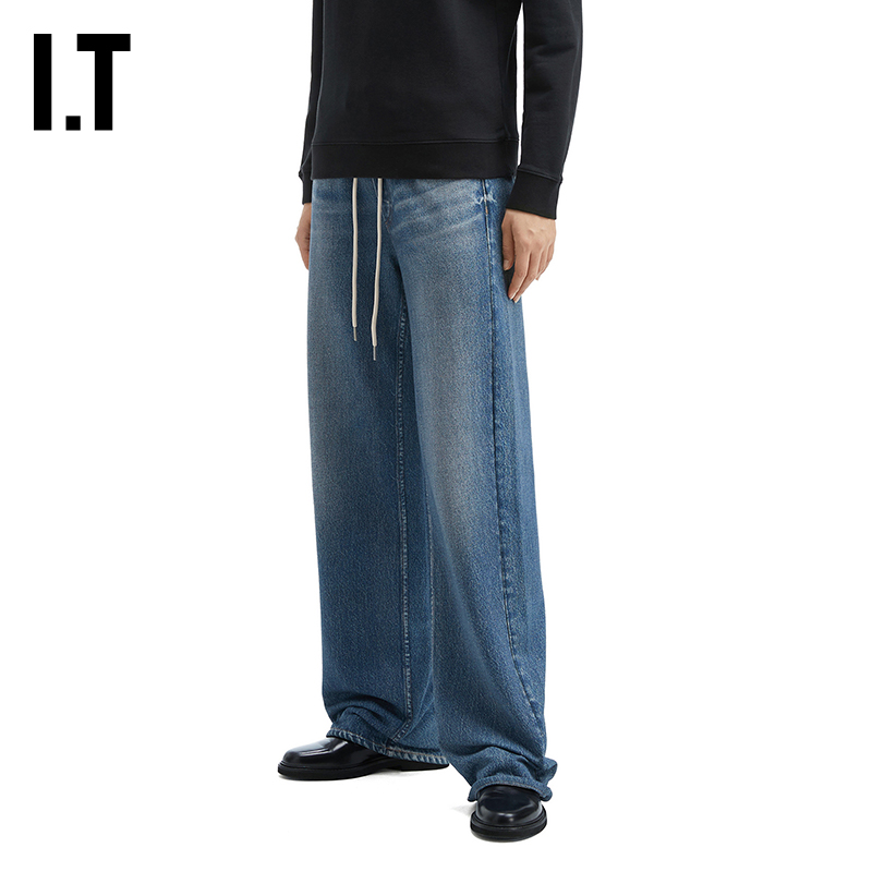 ITrag&bone宽松牛仔长裤