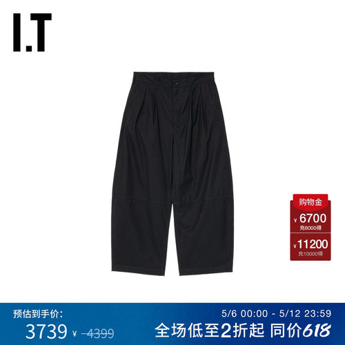 IT阔腿裤长裤宽松气球裤西装裤