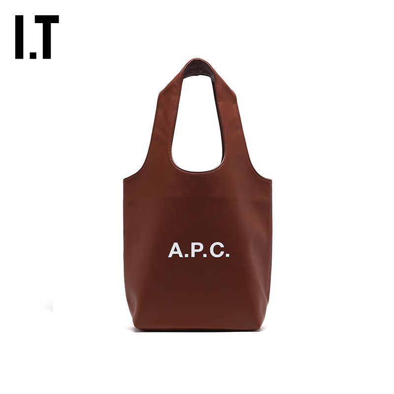 IT A.P.C.女款PU革手提包新款日常实用款皮革感单肩包PUA861XQ