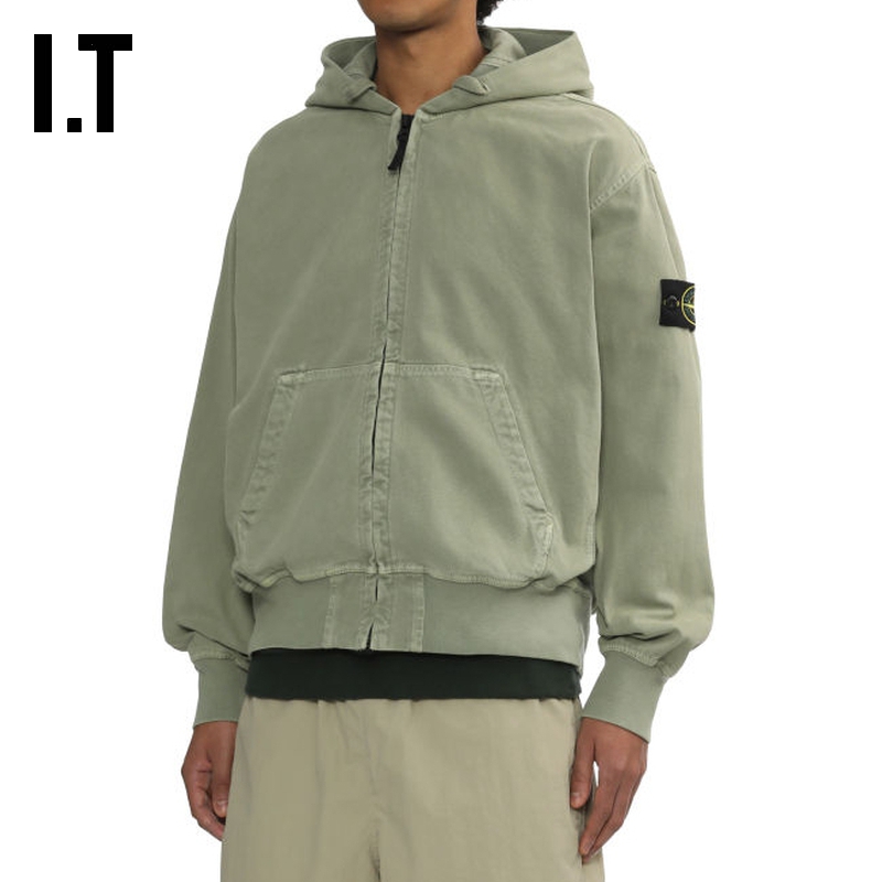 ITSTONEISLAND连帽拉链卫衣