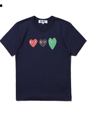 IT COMME des GARÇONS PLAY女装短袖T恤爱心印花185X