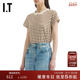 T恤新款 复古活力圆领内搭上衣FWT020XP bone女装 条纹短袖 rag