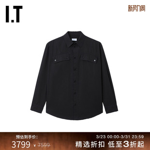 新款 WHITE™男装 长袖 衬衫 上衣 纯色工装 OFF