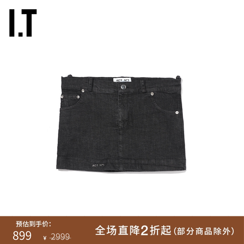 ITACTNO.1牛仔短裙性感辣妹