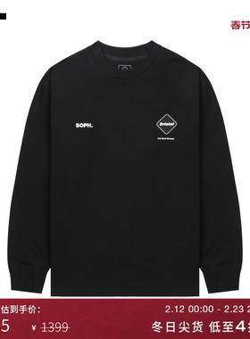 IT F.C.REAL BRISTOL|蓝色监狱联名系列男装长袖T恤新款圆领上衣