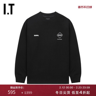 IT F.C.REAL BRISTOL|蓝色监狱联名系列男装长袖T恤新款圆领上衣