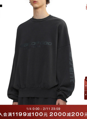 IT ESSENTIALS男装宽松圆领卫衣新款潮流街头风套头上衣926893MQ