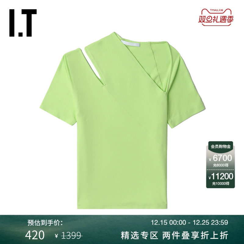 ITHELMUTLANG修身短袖上衣