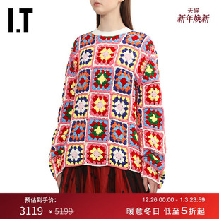 des COMME GARCONS GIRL女装 彩色钩针编织毛衣钩花针织衫 CDG