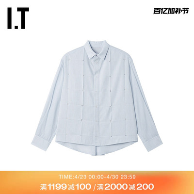 ITADERerror条纹长袖衬衫