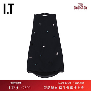 挂脖露背上衣新款 Lim女装 Phillip 时髦性感钻饰缀饰20266P 3.1