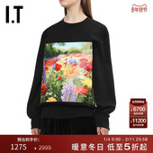 GARCONS女宽松圆领长袖 上衣 DES GARCONS CDG COMME