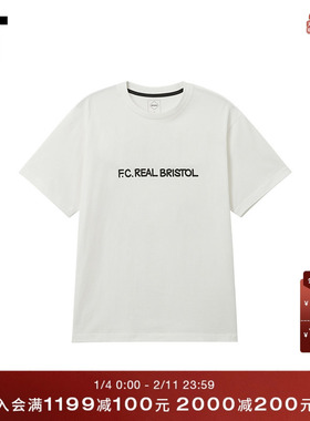 IT F.C.REAL BRISTOL男装圆领长袖T恤新款简约休闲上衣252155MQ