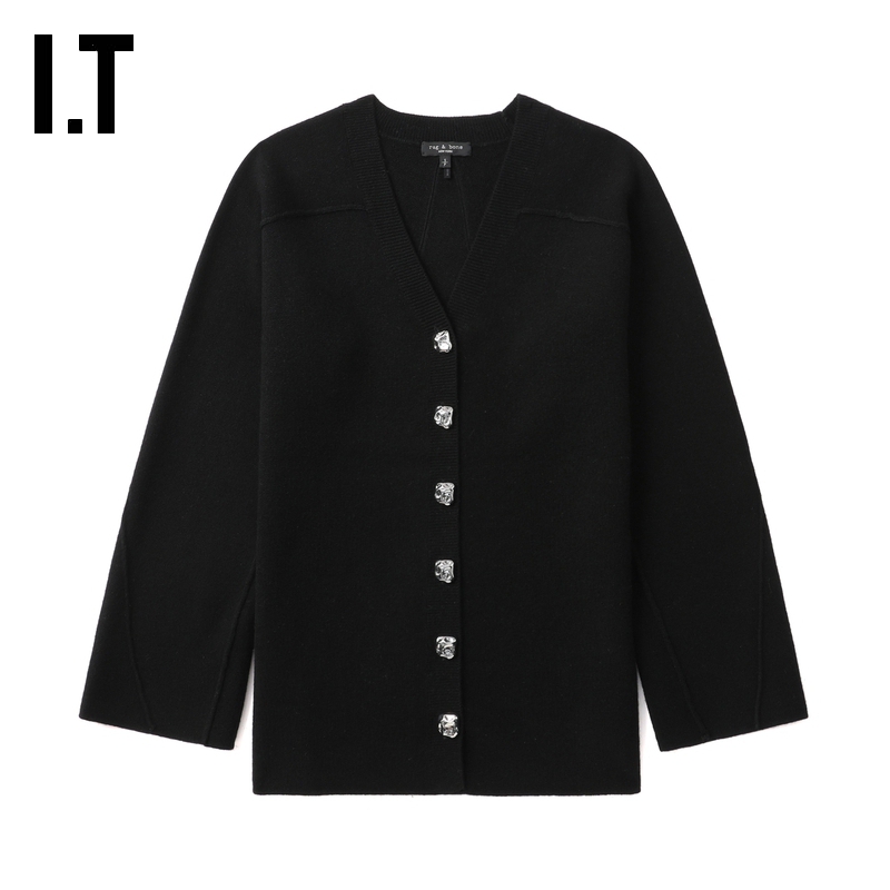 ITrag&boneV领针织开衫