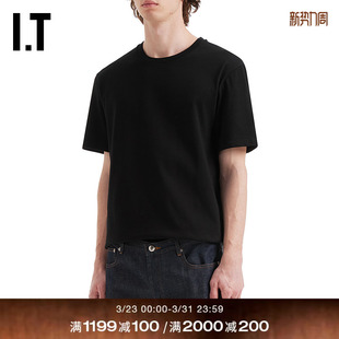 圆领短袖 SANDER男装 T恤新款 简约基础款 53J201MQ 纯色半袖 JIL