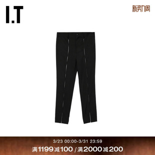 des GARCONS 长裤 CDG 饰拉链合身露踝裤 COMME PLUS男装 HOMME