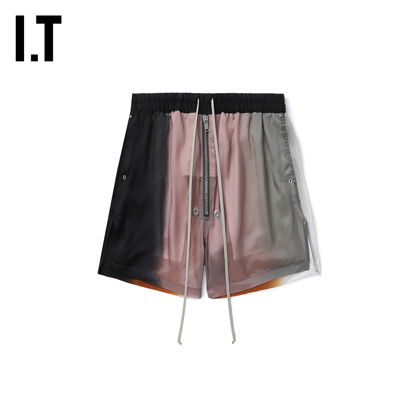 ITRickOwens松紧腰短裤