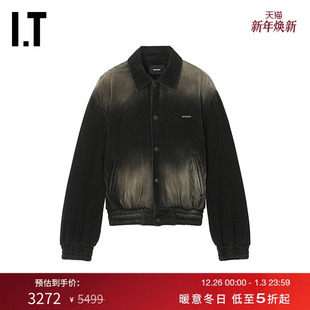 做旧磨白棉服外套307UBKXP 灯芯绒翻领夹克新款 We11Done女装