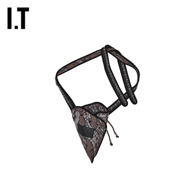 ITKIKOKOSTADINOV系带斜挎包