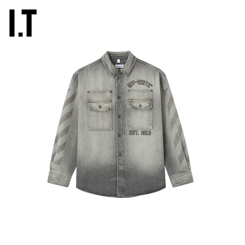 OFF-WHITE™潮流牛仔衬衫