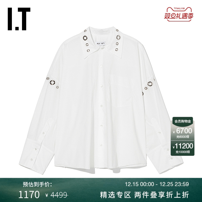 ITACTNO.1长袖衬衫时髦质感