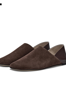 IT JW Anderson女款拼接平底鞋新款时尚质感一脚蹬单鞋SI001LXQ