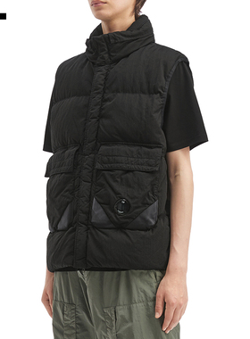 IT C.P.COMPANY男装立领拉链羽绒马甲新款潮流户外风外搭06369MNP