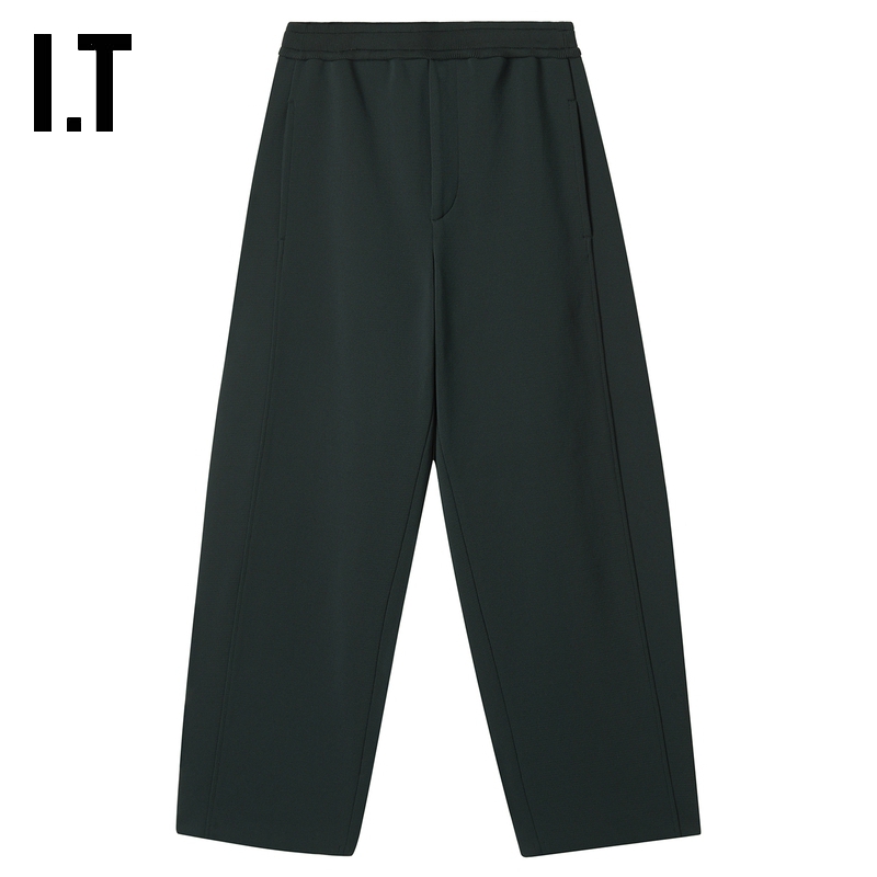 ITCFCL松紧腰针织长裤