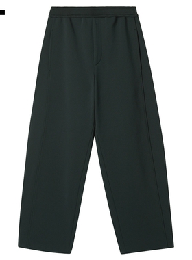 IT CFCL男装松紧腰针织长裤新款简约日常宽松纯色休闲裤30GP00MP