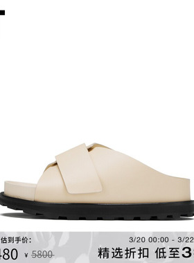 IT JIL SANDER女款厚底凉拖鞋新款简约随性饰绊带拖鞋X0007P0M