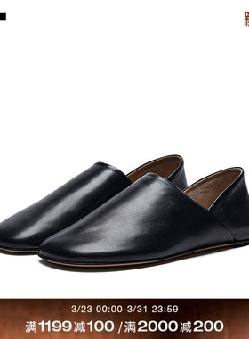 IT JW Anderson女款皮鞋平底鞋新款简约质感一脚蹬休闲鞋SI0001XQ