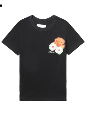 IT 3.1 Phillip Lim女装合身短袖T恤新款花朵刺绣上衣103112XO