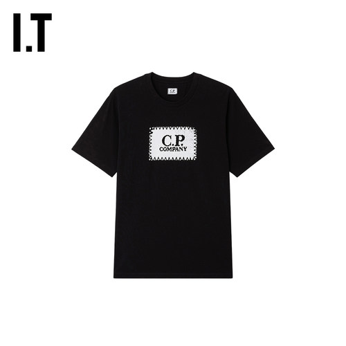 IT C.P.COMPANY男装圆领短袖T恤新款简约酷感logo装饰半袖05100W