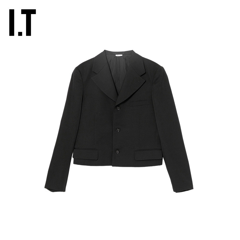 IT CDG COMME des GARCONS HOMME PLUS男装纯色西装夹克西服外套