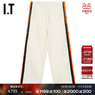 长裤 新款 复古时尚 直筒裤 宽松运动裤 拼色休闲裤 S007MN BODE男装