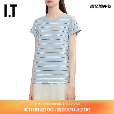 ITrag&bone条纹短袖T恤