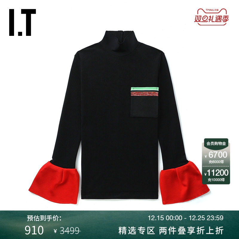 ITTOGAARCHIVES小高领长袖上衣