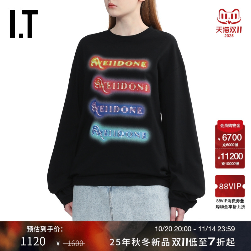 ITWe11Done宽松长袖T恤