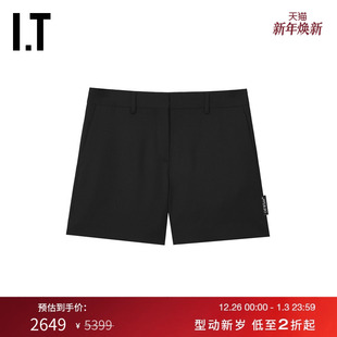 新款 OFF 5E0000XO 纯色休闲短裤 WHITE ABLOH™女装 VIRGIL