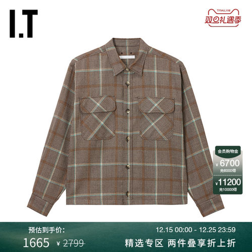 ITSOPH.SOPHNET.格纹长袖衬衫