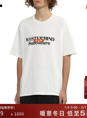 IT MASTERMIND WORLD男装短袖T恤新款潮流休闲印花半袖4TS229MP