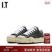 酷感街头厚底帆布鞋 33GREN 做旧运动鞋 新款 Mihara Yasuhiro女款